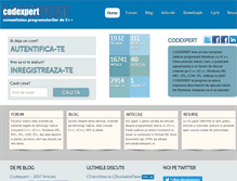 Tablet Screenshot of codexpert.ro